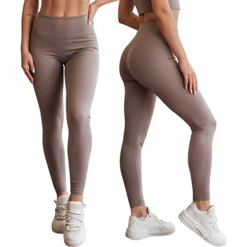 Dámské legíny Dámské legíny push up s vysokým pasem tmavě šedé UY2597 - S