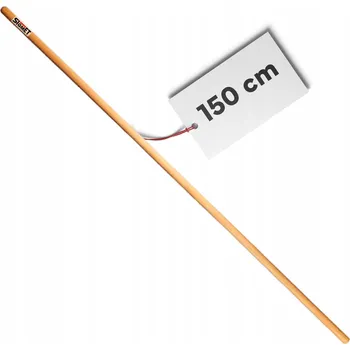 Obraz Dřevěná násada 150 cm TYČ NA KOŠTĚ MOP ZÁVIT