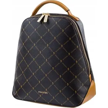 Dámský Batoh Puccini Monogram BLXP0011 2 hnědý