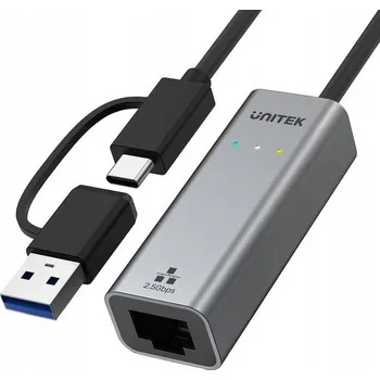 Síťová karta Síťová karta Unitek USB-A/C na RJ45 2.5G Ethernet (U1313C)
