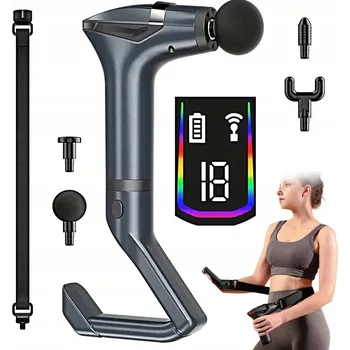 Masážní přístroj MASÁŽNÍ PŘÍSTROJ NA TĚLO NOHOU ZPEVŇUJÍCÍ ZEŠTÍHLUJÍCÍ 4* MASÁŽNÍ HLAVICE