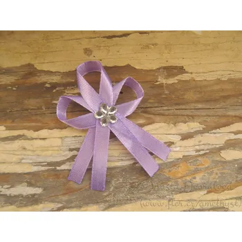 Svatební dekorace Svatební vývazek - fialová sv. 21