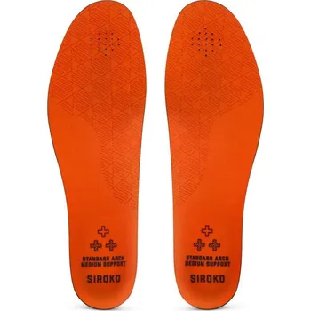 Vložka do bot SIROKO Vložky do cyklistických treter Grip 42/43 ORANŽOVÁ