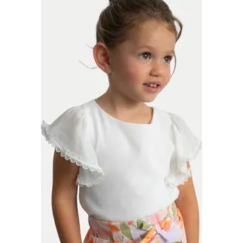 Dámská halenka Mayoral Halenka 3195 Bílá Regular Fit 10Y