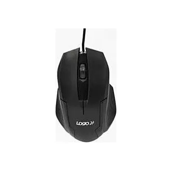 Myš Logo myš Shape, 800DPI, optická, 3tl., drátová USB, černá,rychlé dodání