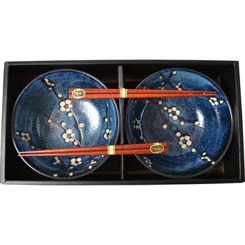 Sada nádobí Japonská souprava Udon set Hana Blue  