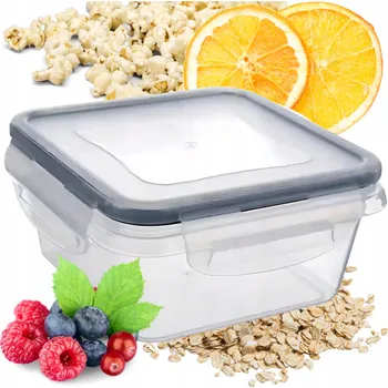 Dóza na potraviny Nádoba na potraviny hermetická nádoba 0,55 l bezpečné sklo PP bez obsahu BPA