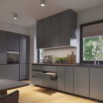 Stropní svítidlo přisazené GTV 60 W E27 šedé