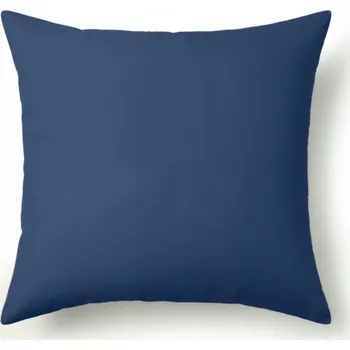 Povlak na polštářek SATÉNOVÝ POVLAK NA POLŠTÁŘ 40x40 JASIEK 100% BAVLNA TMAVĚ MODRÝ