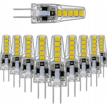 Žárovka 10x G4 LED žárovka 6W Teplá bílá halogenová náhrada Úsporná DC 12V