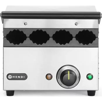 Tepelná izolace Kontaktní gril na párek v rohlíku a wrapy, HENDI, 220-240V/1800W, 385x285x(H)254mm | 263594