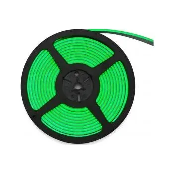 LED páska LEDLabs LED Neon Flex pásek 5m 3Y 4x10 140 LED/m 12W/m 24V ZELENÁ