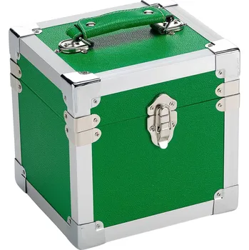 Příslušenství pro gramofon Steepletone 7 Inch Kufr na LP desky 1 Green/Metal