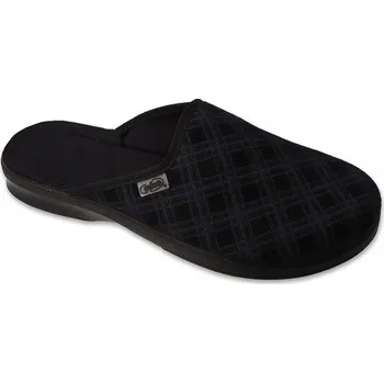 Pánské pantofle Pánské Papuče , černé látkové pantofle, Befado 548M052 45
