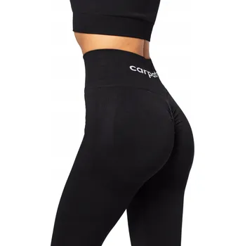 Dámské legíny Dámské bezešvé legíny Carpatree Allure sportovní tréninkové černé L