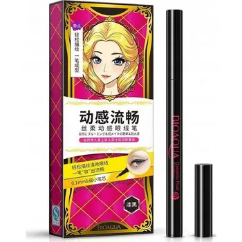 Oční linky BIOAQUA Oční linky Pen – Voděodolná černá oční linka ve fixu pro precizní líčení