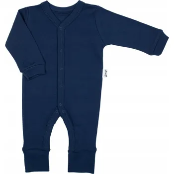 Kojenecký overall Dětský bavlněný overal Nicol, modrý, vel. 68