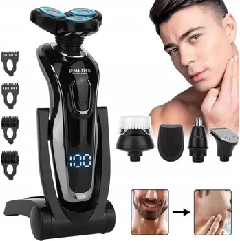 5 v 1 BEZDRÁTOVÝ HOLICÍ STROJEK PRO MUŽE NA HOLENÍ VOUSŮ, ZASTŘIHOVAČ VLASŮ A OBLIČEJE