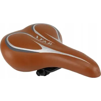Sedlo na kolo POHODLNÉ SEDLO NA KOLO HNĚDÉ MTB MĚSTSKÉ CITY 37707