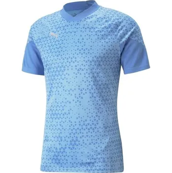 Pánské tričko Pánský dres Puma TEAMCUP TRAINING JERSEY TEE XXL Světle modrá, Bílá