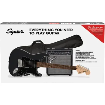Kytara Elektrická kytara Squier Stratocaster pro praváky, 6 strun