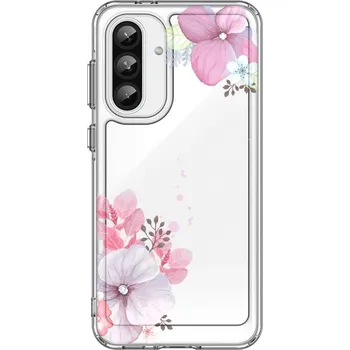 Pouzdro na mobilní telefon Kryt Samsung A36 Image pevný Violet Blossom (obal neboli pouzdro na Samsung A36)