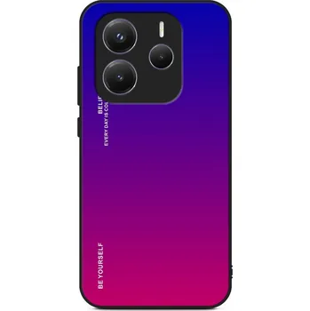 Pouzdro na mobilní telefon Kryt Xiaomi Redmi Note 14 pevný duhový fialový (obal neboli pouzdro na Xiaomi Redmi Note 14)