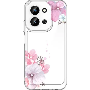 Pouzdro na mobilní telefon Kryt Xiaomi Redmi 15C Image pevný Violet Blossom (obal neboli pouzdro na Xiaomi Redmi 15C)