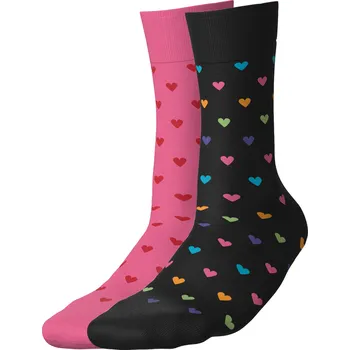 Dámské ponožky esmara® Dámské / Pánské ponožky, 2 páry (srdce, 35-38)