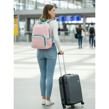 Městský batoh Sinsay - Lehký skládací batoh - béžová - 497GK-08X - 497GK-08X-ONE