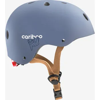 Cyklistická přilba CARIBOO Dětská ochranná cyklistická helma Cariboo XS KAŠTANOVÁ|MODRÁ