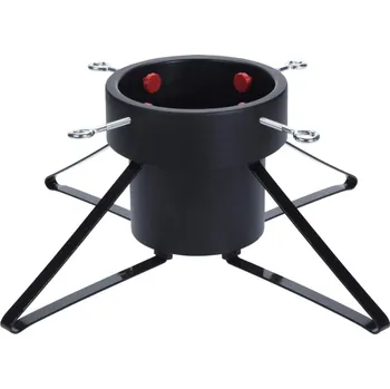 Stojánek na vánoční stromek KOVANOVÝ STOJAN NA VÁNOČNÍ STROMEK 4 NOHY ČERNÝ