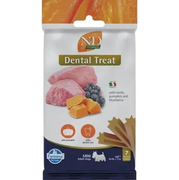 N&D PUMPKIN Dog Dental Snack Lamb Mini 60 g