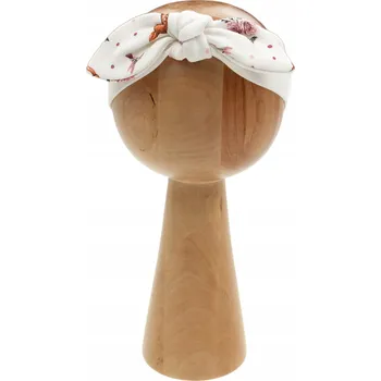 Čelenka Dívčí čelenka s mašličkou krémová Nicol, vel. 56/62