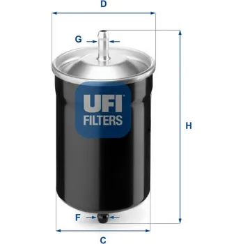 Autodíl Palivový filtr UFI 31.500.00