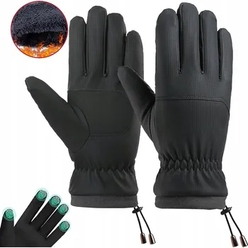 Cyklistické rukavice RUKAVICE ČERNÉ CYKLISTICKÉ SPORTOVNÍ PRACOVNÍ ELEGANTNÍ