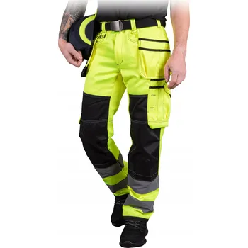 Pracovní obuv PRACOVNÍ KALHOTY DO PASU - L.HOLLMAN - LH-HAYTON-T 52 ČERNO-ŽLUTÉ