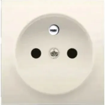 Elektrická zásuvka Simon 54 Kryt zásuvky jednoduché s clonkami krémový DGZ1ZP/41