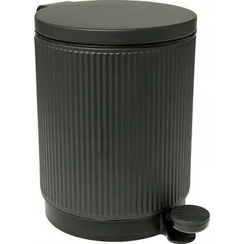 Odpadkový koš ODPADKOVÝ KOŠ KOUPELNOVÝ ČERNÝ KOVOVÝ ONYX 5 l 27,25 x 28,2 cm