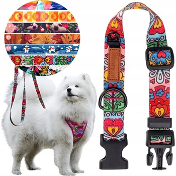 Obojek pro psa Materiálový obojek pro psa Ukory vel. XL