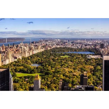 Obraz Obraz Na Plátně Panorama New Yorku z ptačí perspektivy 40x30