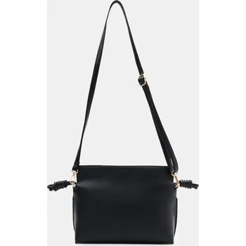 Kabelka Sinsay - Crossbody taška z imitace kůže - černá - 227GK-99X - 227GK-99X-ONE