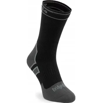 Pánské oblečení Ponožky Bridgedale StormSock Lt Boot - black/grey 48