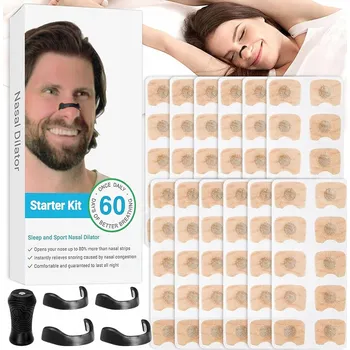 Pomůcka proti chrápání a spánkové apnoe Magnetický klip na nos proti chrápání – Snadné dýchání, ideální i pro sport