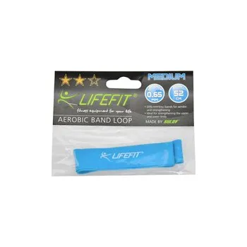 Posilovací guma LIFEFIT® KRUH MEDIUM, sv. modrá