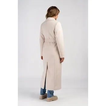 Dámský kabát Salme Vlněný kabát Verona Écru Regular Fit 44