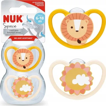 Anatomický silikonový Dudlík NUK 6 měsíců +