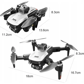 Dron DRON Z KAMERAMI 4K S2S MINI DRON S KAMEROU 4K, DETEKCÍ PŘEKÁŽEK, WIFI, KUFŘÍK A OVLADAČ