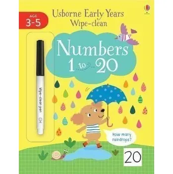 Anglický jazyk Early Years Wipe-Clean Numbers 1 to 20