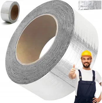 Lepicí páska OPRAVNÁ PÁSKA VYZTUŽENÁ DUCT TAPE TKANINOVÁ 50MM 5m fólie PEVNÁ